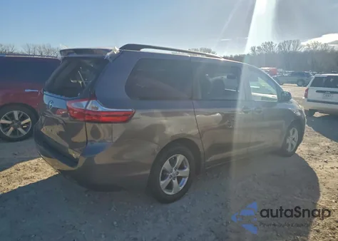 2016 Toyota Sienna Le из США, поврежденный, VIN 5TDKK3DC7GS756036